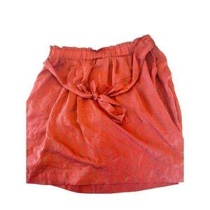 Banana Republic Red Chevron Print Mini Skirt Sz M EUC Summer Style, Preppy